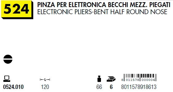 PINZ ELET BEC MEZ PIEG 120