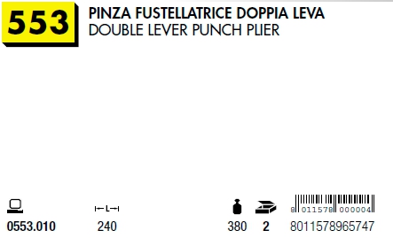 PINZA FUSTELLA DOP LEVA   
