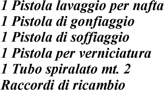 KIT COMPRES.ATT/RAPID F1-E