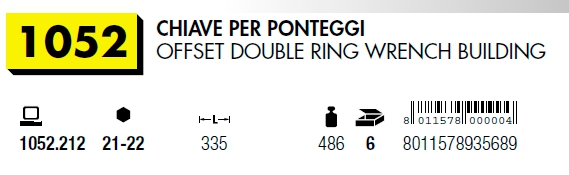 CHIAVE PONTEGG POLIG 21-22