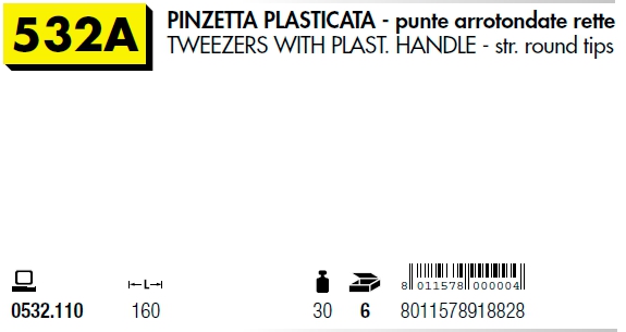 532/A PINZETTA PLAST.R155 