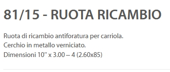 RUOTA RIC CARREL GIAL LARG