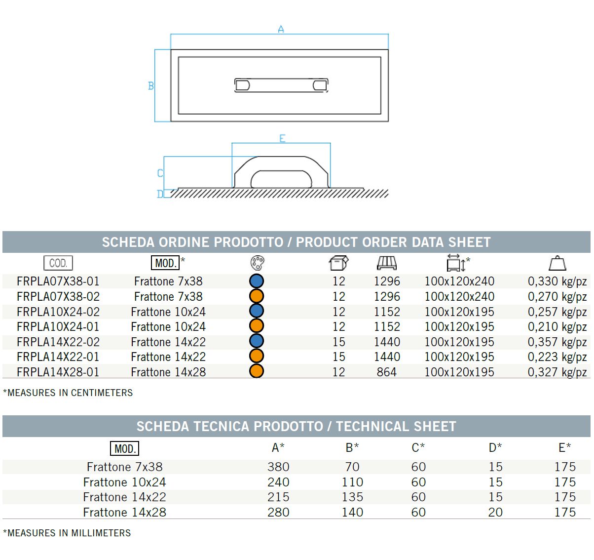 FRATT POL/SPUG 380x70 ARAN