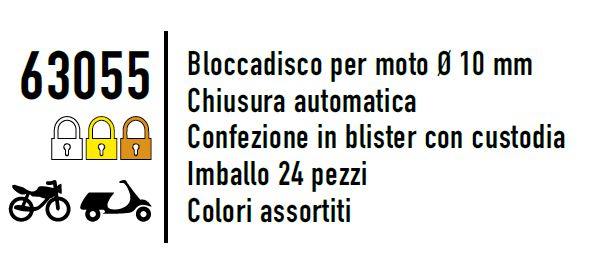 BLOCCADIS MOTO C/CUST UNIV