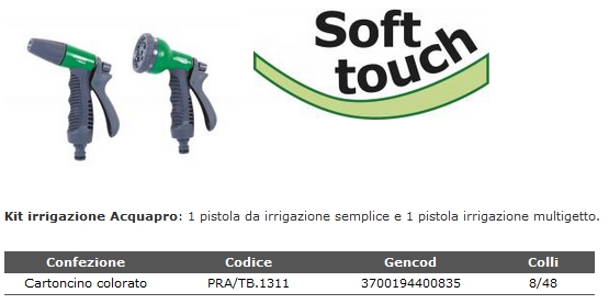 KIT 2 PIST IRRIG ACQUAPRO 