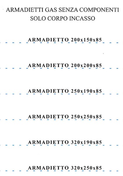 ARMADIET GAS 20x19x8 VERN 