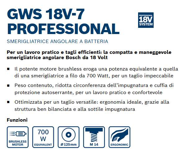 SMER BATT GWS 18V-8 2x4AH 