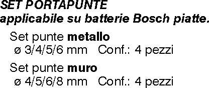 CASSET PUNTE ACC diametro  3-4-5-6