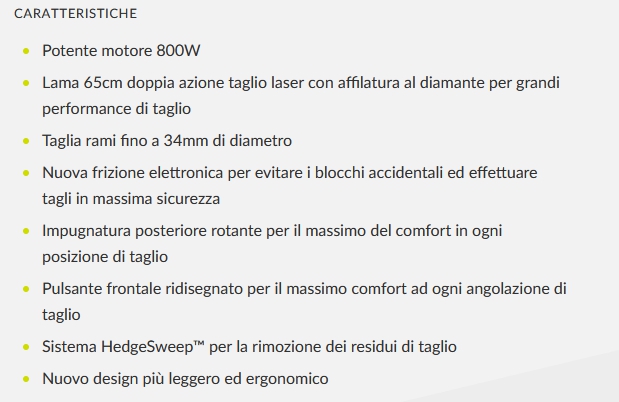 TAGLIASIE 65CM 800W RHT816