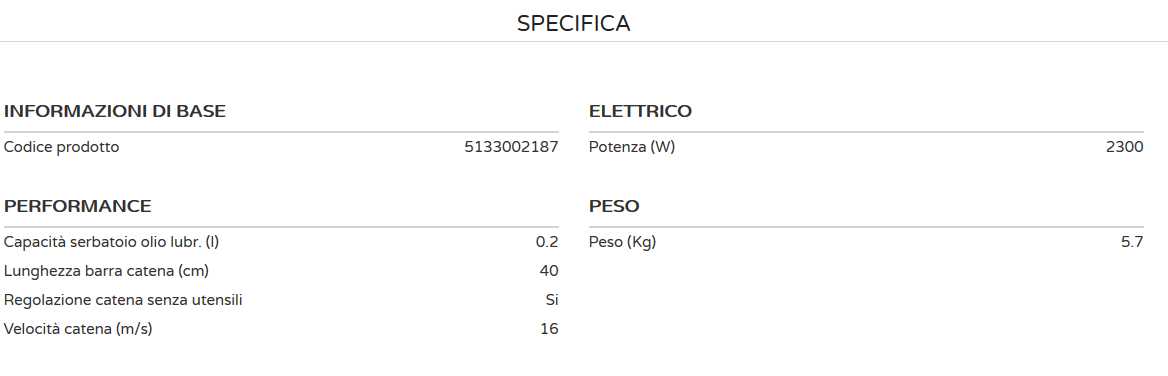 ELETTROSEGA2300W 40RCS2340