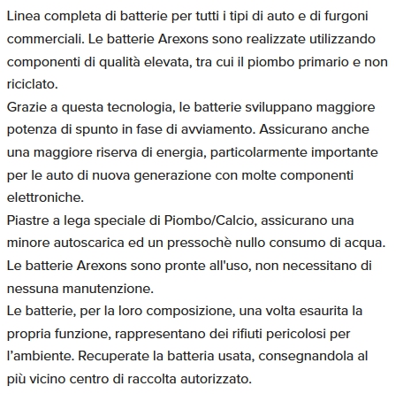 BATTERIA AUTO 44AH 390A   