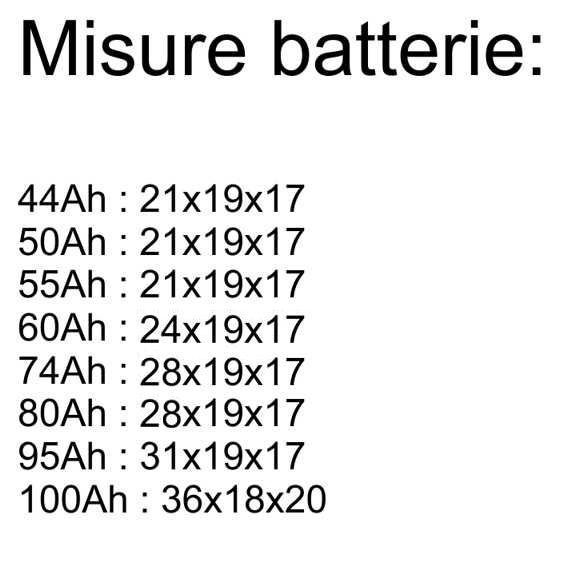 BATTERIA AUTO 44AH 390A   