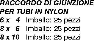 GIUNZ DIR TUBO NYL 6X4    