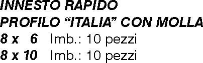 INNESTO RAP ITALIA C/M 8X6