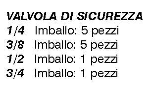 VALV.SICUREZZA 1/4        