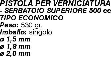 PIST.VERNIC.SUPECO 0,5 1,5