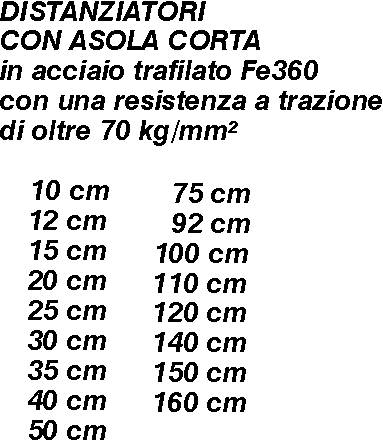 DISTANZIATORE A.CORT 10 cm