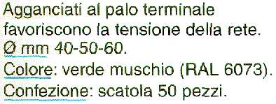 COLLARE TENSIONE diametro 60 VERDE