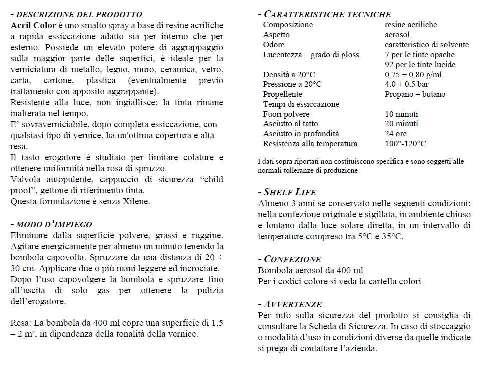 ACRIL COLOR  BIANCO OPACO 