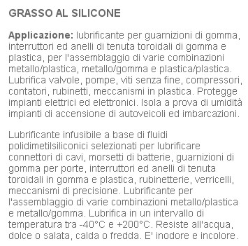 GRASSO AL SILICONE   100ML