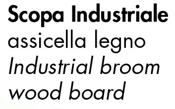 SCOPA INDUS 30cm LEGN PIUM