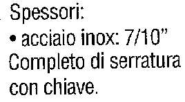 SPORTELLO CONT INOX H40x30