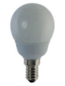 LAMP SFERA OPALE E14 7W CA