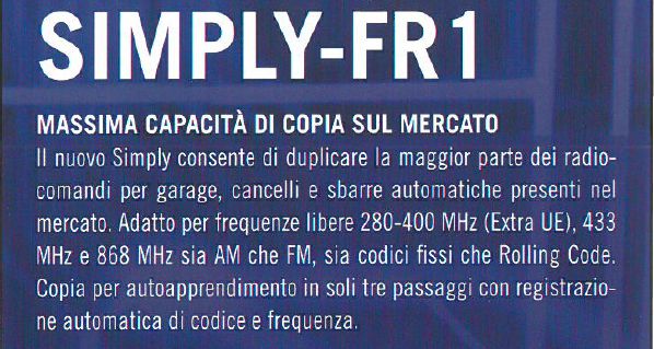 RADIOCOM.SIMPLY FR1 GRIGIO