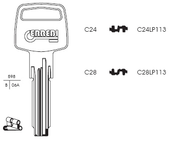 CHIAVE C24L | CS62        