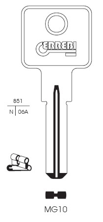 CHIAVE MG10 | MG8         