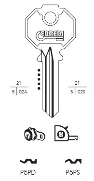 CHIAVE P5PD | PF072       
