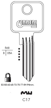 CHIAVE C17 | CS17         