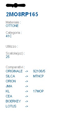 CHIAVE 2MO8RP165 | MTNCP  