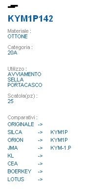 CHIAVE KYM1P142 | KYM1P   