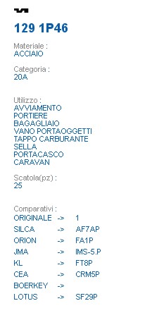 CHIAVE 129 1P46 | AF7AP   
