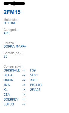 CHIAVE 2FM15 | 5FI21      