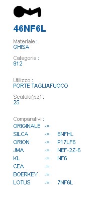 CHIAVE 46NF6L | 6NFHL     