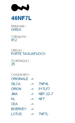 CHIAVE 46NF7L | 7NFHL     
