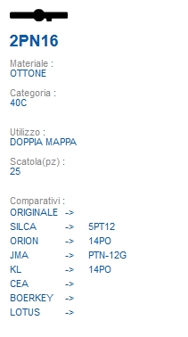 CHIAVE 2PN16 | 5PT12      