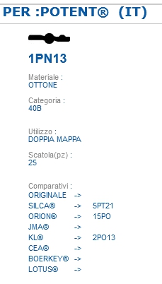CHIAVE 1PN13 | 5PT21      