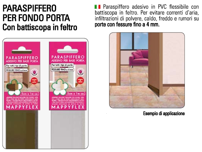 PARASPIF PORTE 50MMx1M BIA