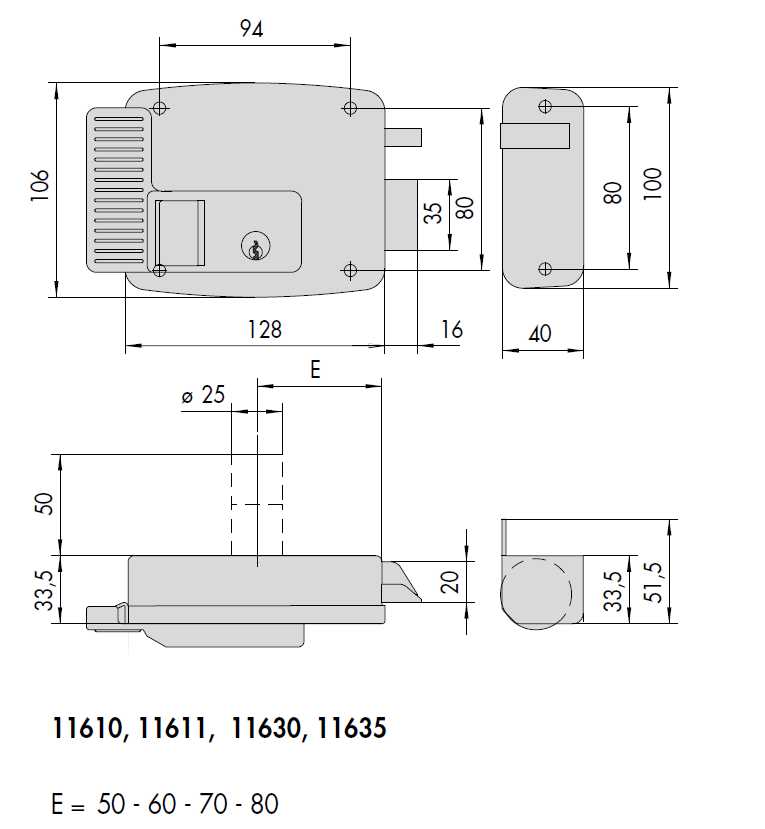 SERR.EL.x LEGNO PUL/INT DX