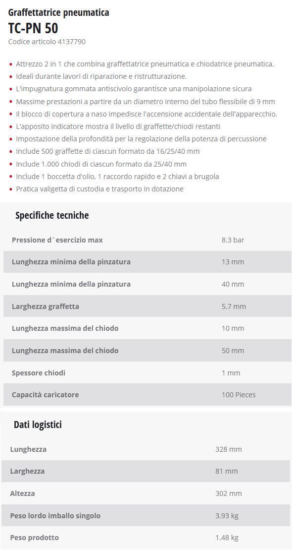 FISSAT/CHIOD PNEUM TC-PN50