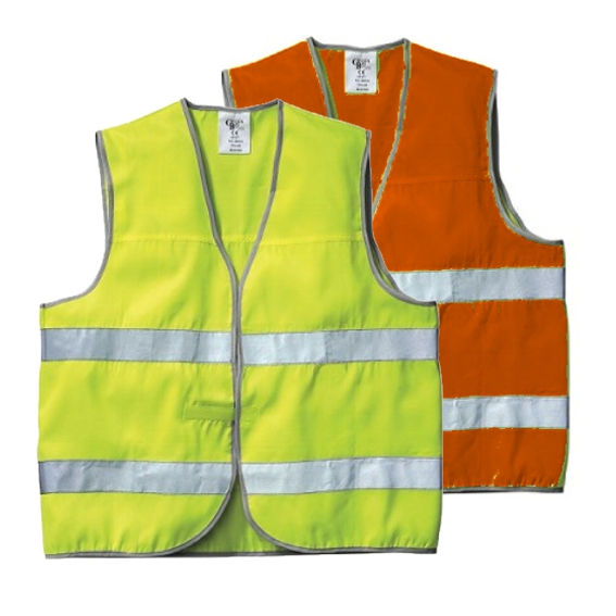 GILET ALTA VISIB. ARANCIO 