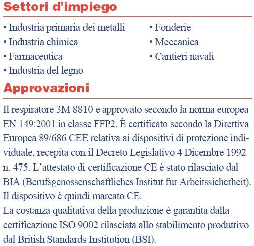 RESPIRATORE 8710 FFP1 20PZ