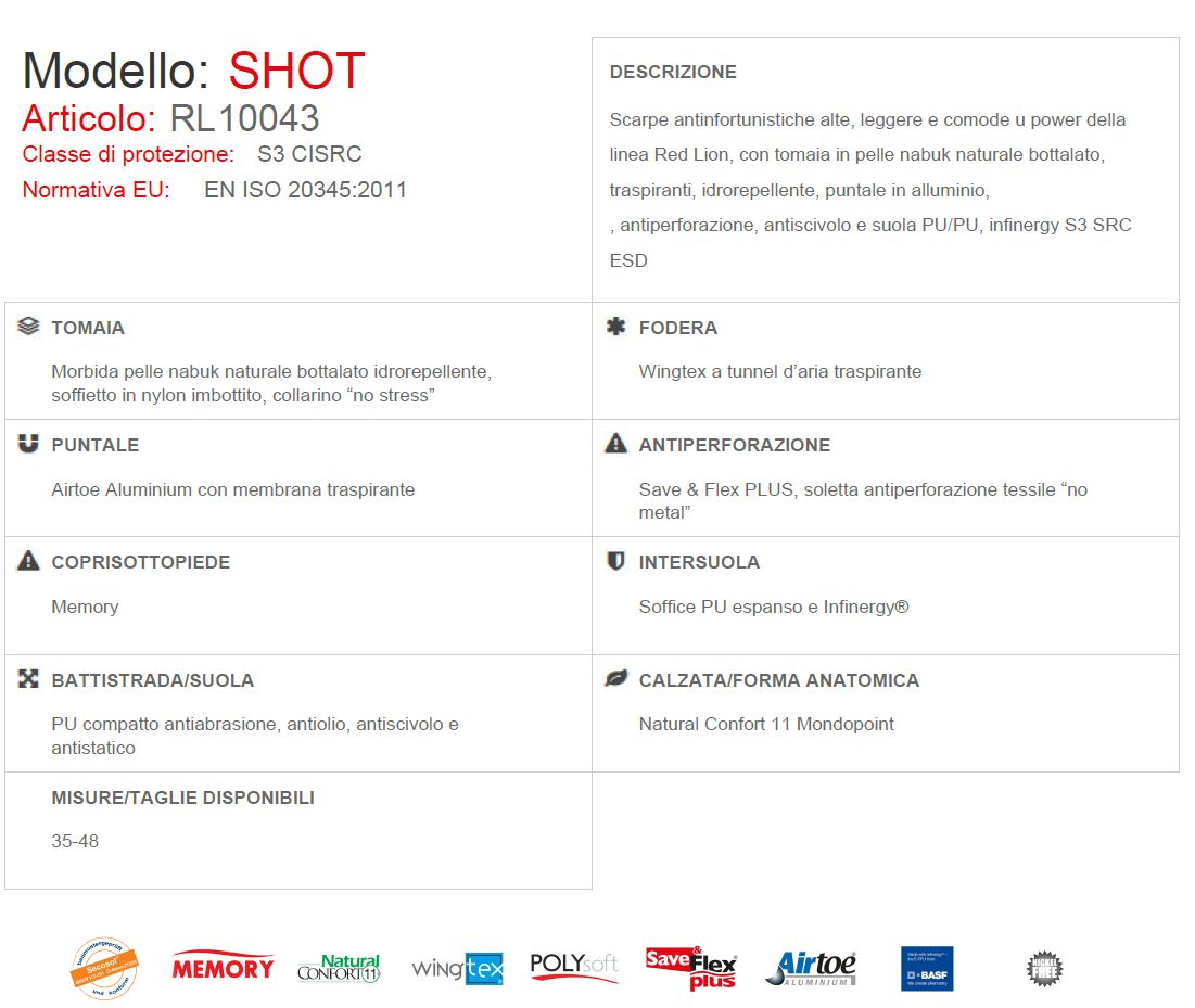 SCARPA S3 SHOT ALTA  TG 40