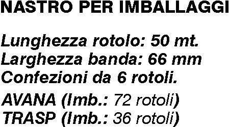 NASTRO AVANA KRAFT  66x50 