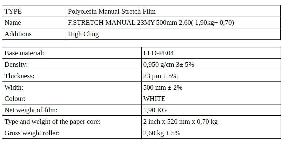 PELLIC EST BIAN 23MY 50 CM