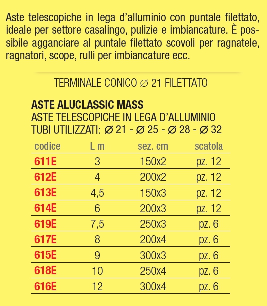 ASTA TELESCOP ALLUM MT 8  