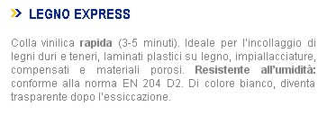 BOSTIK LEGNO EXPRESS 250GR